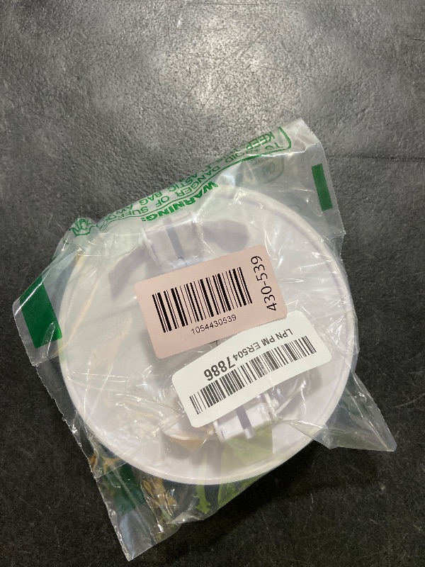 Photo 1 of EASY-EXS Access Panel Round 5" Spring-Clip (Max Service Opening 4") Plastic White (Pack of 2) (Round 5")