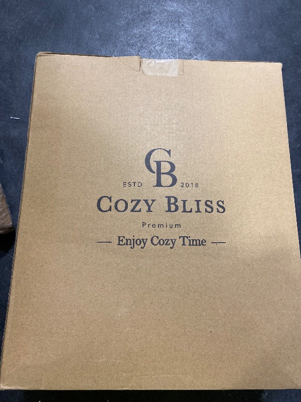 Photo 1 of Cozy Bliss Cooling Comforter King Size Seersucker Plaid, Q-Max 0.4 Reversible Lightweight Cooling Blanket, Breathable Silk Smooth Summer Bedding Quilt for Hot Sleepers Night Sweats Dark Grey