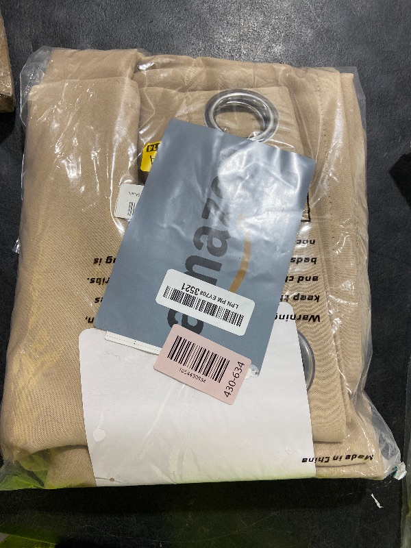 Photo 1 of ChrisDowa Blackout Curtains 70 inches Wide for Bedroom - Extra Wide Grommet Thermal Insulated Room Darkening Curtains for Living Room (1 Panel, Biscotti Beige, 70 x 84 Inch)