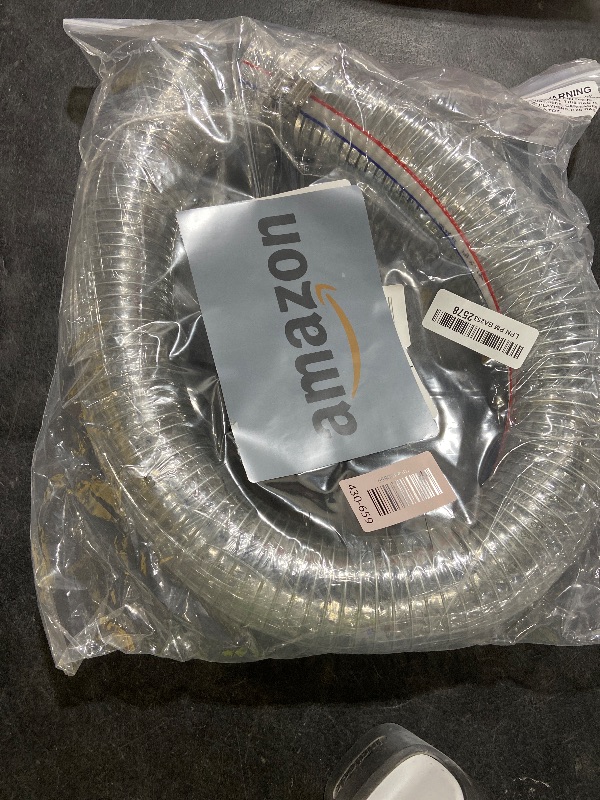 Photo 1 of QuQuyi 2" ID x 2-1/4" OD, 3FT length Steel Wire Hose PVC Vacuum Tubing Drain Hose Vinyl Suction Tubing Flexible Tube Heavy Duty High - Pressure UV Chemical Resistant Vinyl Hose Line