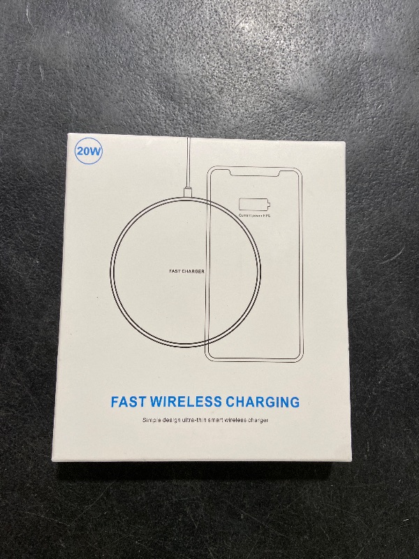 Photo 1 of Fast Wireless Charger,20W Max Wireless Charging Pad Compatible with iPhone 16/16 Pro/15/14/13/12/SE/11/XS Max/XR,AirPods;FDGAO Wireless Charge Mat for Samsung Galaxy S25/S24/Note,Pixel/LG G8