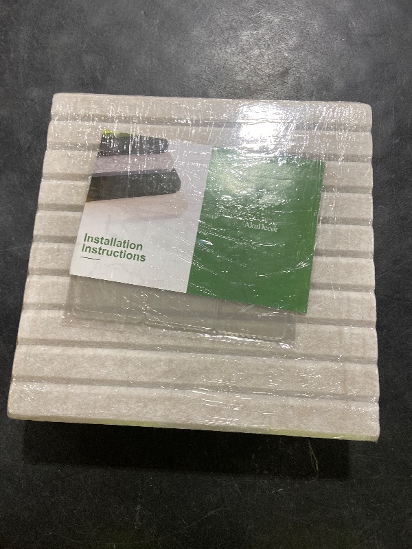 Photo 1 of Large Cork Board for Office, 8 Pack Felt Wall Tiles with Slat Wall Paneling and Safe Removable Adhesive Tabs, Felt Bulletin Board Pin Board Cork Boards for Walls (Oatmeal)