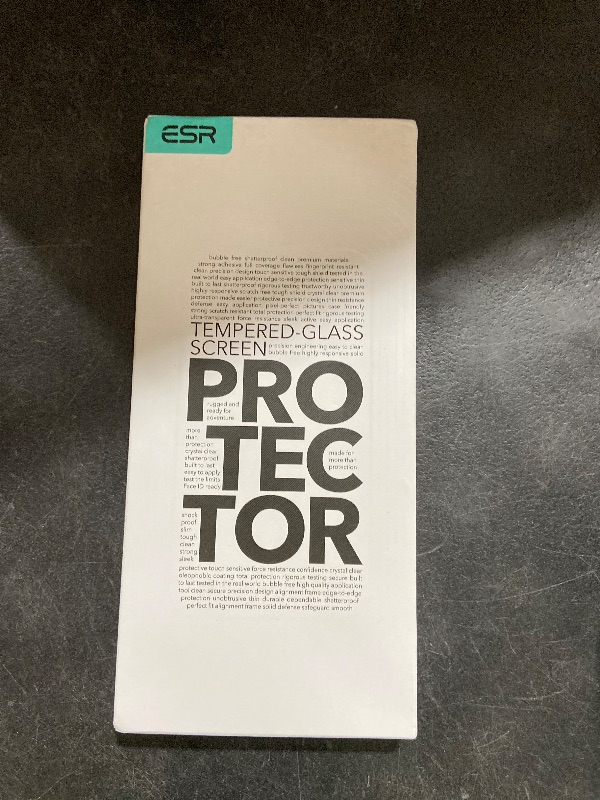 Photo 1 of ESR 3 Pack for iPhone 15 Pro Max Screen Protector, [9H Hardness] [Military Grade Shatterproof] Full Coverage Tempered Glass Film with Flawless Fit Tray, HD Clear, Scratch Resistant