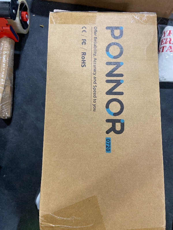 Photo 1 of PONNOR Money Counter Machine with Value Count, UV/MG/IR/MT/DD Counterfeit Bill Detection, Dollar Euro Cash Counter with Count/Add/Batch/Auto Modes, External LCD Display