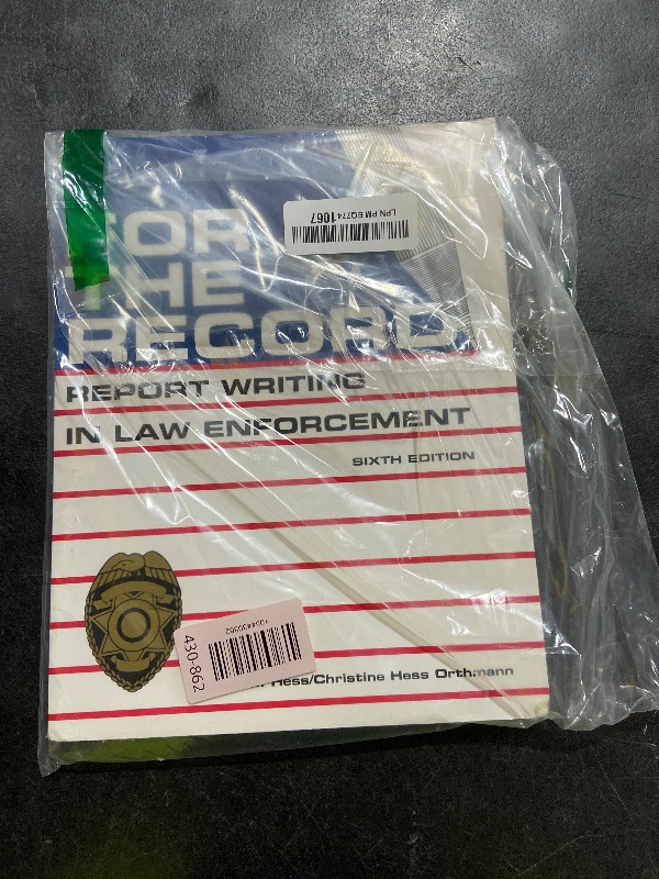 Photo 1 of For the Record: Report Writing in Law Enforcement