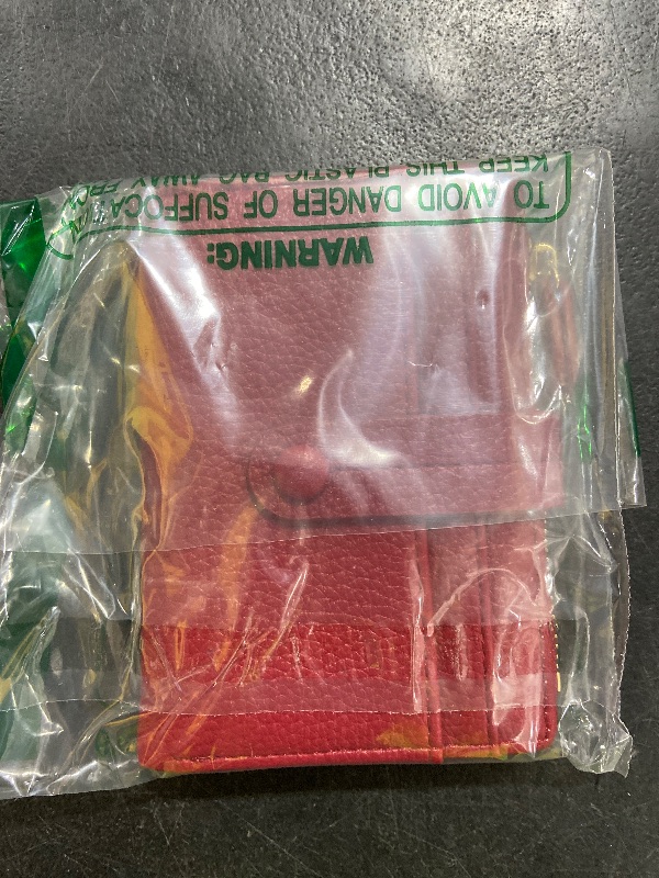 Photo 1 of small red wallet