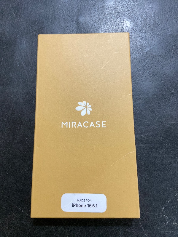 Photo 1 of Miracase for iPhone 16 Case 6.1'', [Bubble Free] Full-Body Bumper Phone case with Built-in Full Glass Screen &Camera Control,No Gap,Compatible with MagSafe,Drop Proof 16 Cover,Matte Clear
