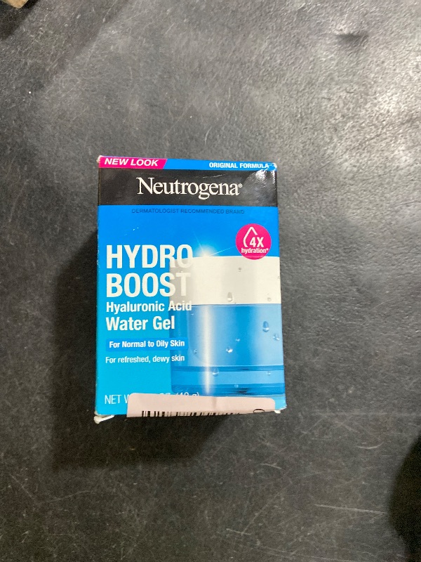 Photo 1 of Neutrogena Hydro Boost Water Gel, 24 Hr Hydration for Normal/Oily Skin, Signature Fragrance, Face Moisturizer with Hyaluronic Acid, Skin Care for Juicy, Deeply Hydrated Skin, 1.7 oz