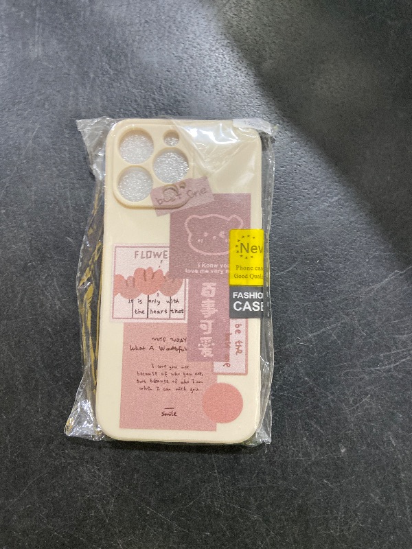 Photo 1 of QLTYPRI Case for iPhoneiPhone 13 Pro, Case with Cute Brown Bear Cartoon Pattern for Women Girls Slim Soft Flexible TPU Protective Cover Compatible with iPhone iPhone 13 Pro - Brown