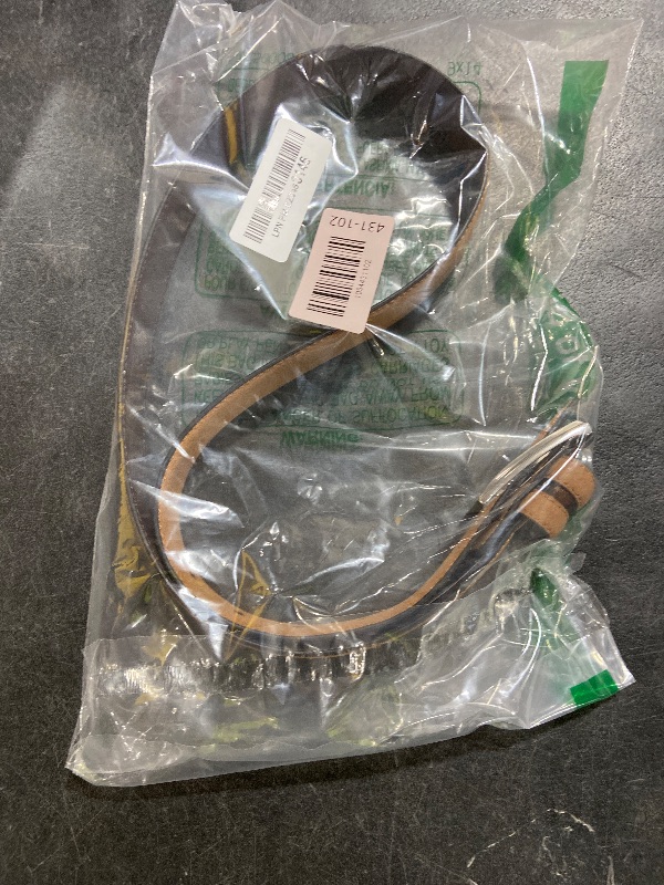 Photo 1 of Nautica Kids  Casual Leather Belt | Everyday | Classic | Pants | Jeans | Khakis | Chinos | Metal Buckle, J Class Double Keeper - Tan, 34"