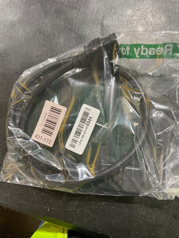 Photo 1 of Cablelera AC Power Cord Extension, IEC320 C20 to IEC320 C19, 3' 12AWG, 20A, 250V (ZWACFGAB-03)