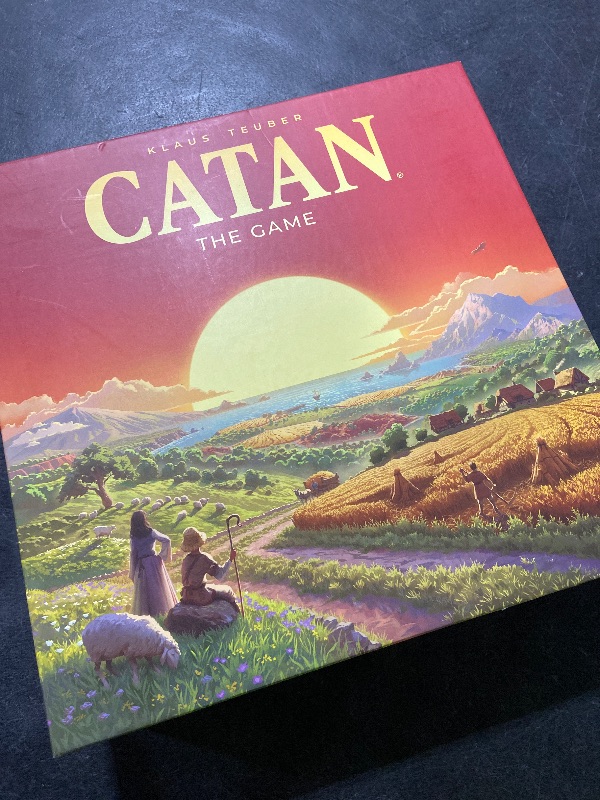 Photo 1 of CATAN Board Game (6th Edition) Trade, Build & Settle in The Classic Strategy Game for Family, Kids & Adults, Ages 10+, 3-4 Players, 60-90 Min Playtime