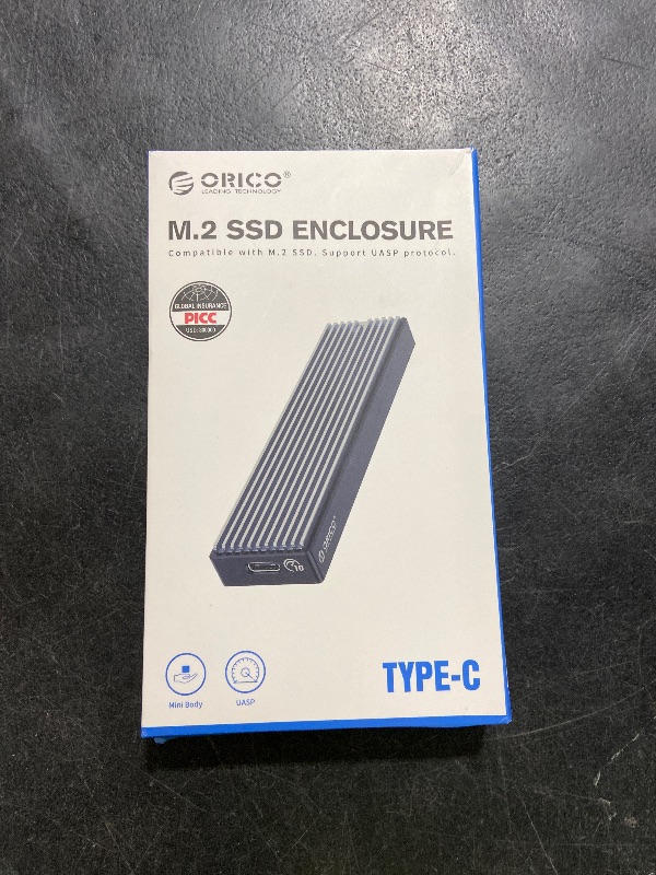 Photo 1 of ORICO M.2 NVMe SSD Enclosure, USB 3.1 Gen 2 (10 Gbps) PCIe External Adapter NVMe Case for 2230/2242/2260/2280 M.2 SSD up to 8TB, UASP Supported - M2PV