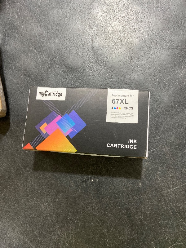Photo 1 of 67XL Ink Cartridge Black/Color Combo Pack Replacement for HP Ink 67 67XL Printer Ink Works for HP DeskJet 2700e 2755e 2700 4155e 4155e 4100 4100e 2755 2700e 2734e 2752e Envy 6055e 6000 6455e Printer