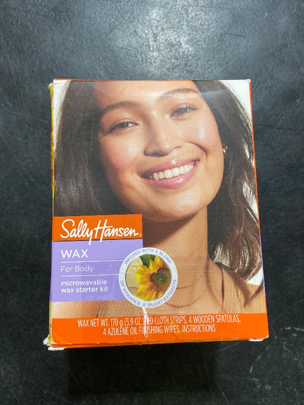 Photo 1 of Sally Hansen Wax Kit Microwavable Wax Starter Kit for Body 5.9 oz (Pack of 1)