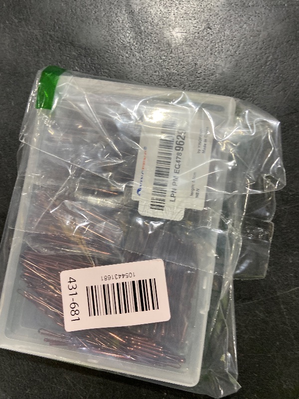 Photo 1 of Bobby Pins Brown, 330 Count 2.2 Inch Hair Pins With Cute Box, Premium Bobby Pin For Kids, Girls And Women, Great For All Hair Types