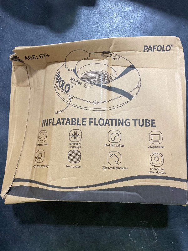 Photo 1 of River Tubes for Floating Heavy Duty, Pool Float Adult, 53" Inflatable Float Tube for Beach Lake Rafting, River Floats with Mesh Bottom
