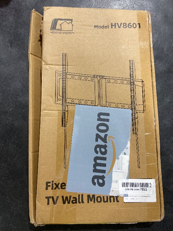 Photo 1 of HOME VISION Heavy Duty Fixed TV Wall Mount for Most 32-86 Inch Flat TVs, Max VESA 600X400mm up to 165lbs Fits 16/18/24 Inch Wood Studs, Universal Low Profile Wall Mount TV Bracket, Space Saving HV8601