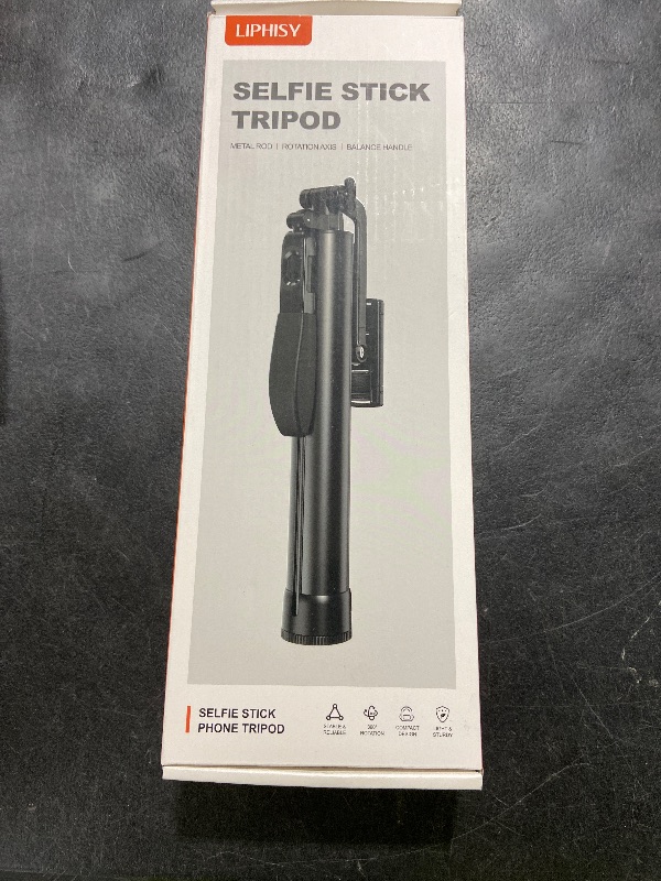 Photo 1 of Selfie Stick Travel Tripod for Cell Phone with Remote Control and Phone Holder, Extendable Selfie Stick for iPhone, iPhone Tripod for Video Recording, 72 Inch, Black