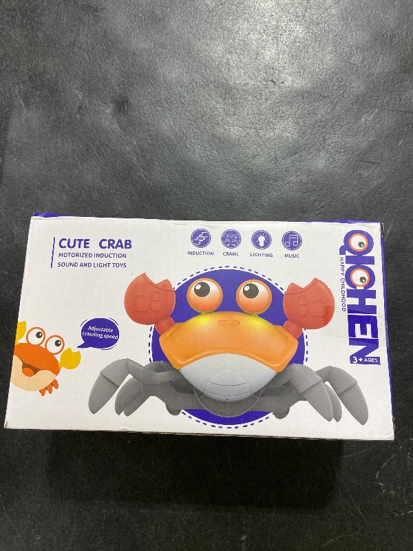 Photo 1 of FEELGUY Crawling Crab Baby Toy Fantastic Creatures Toys Infant Sensory Tummy time Toys 3 4 5 6 7 8 9 10 11 12 Babies boy Girl Learning Crawl 3-6 6-12 Walking Toddler Gifts for 36 Months Old (Pink)