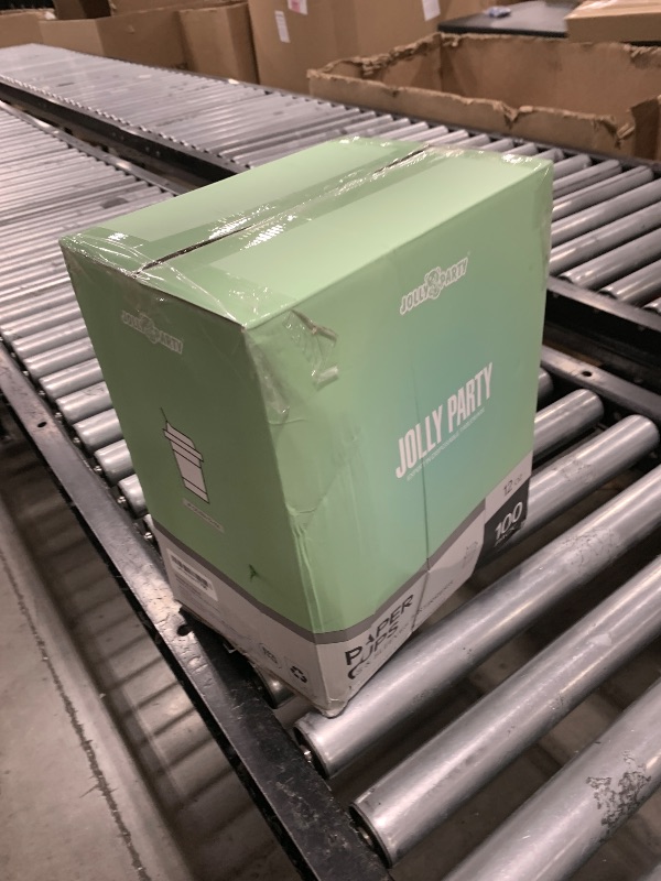 Photo 1 of [100 Pack] 12 oz Paper Coffee Cups, Disposable Paper Coffee Cup with Lids, Sleeves, and Stirrers, Hot/Cold Beverage Drinking Cup for Water, Juice or Tea, Suitable for Home, Shops and Cafes