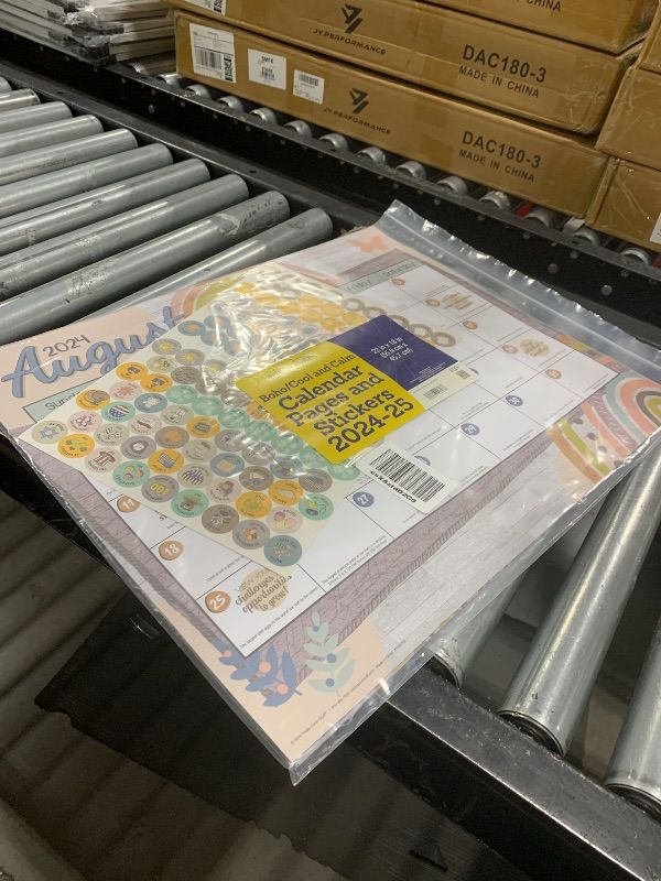 Photo 1 of Really Good Stuff Boho Monthly Calendar Pages and Stickers 2024-2025 Double Sided