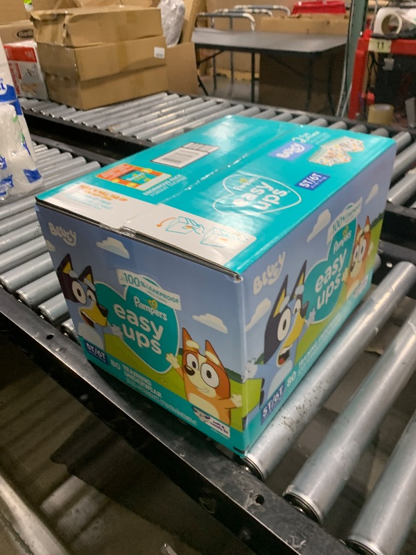Photo 1 of Pampers Training Pants - Easy Ups Boys & Girls Bluey - Size 5T-6T, 80 Count, Children's Potty Underwear (Packaging May Vary)