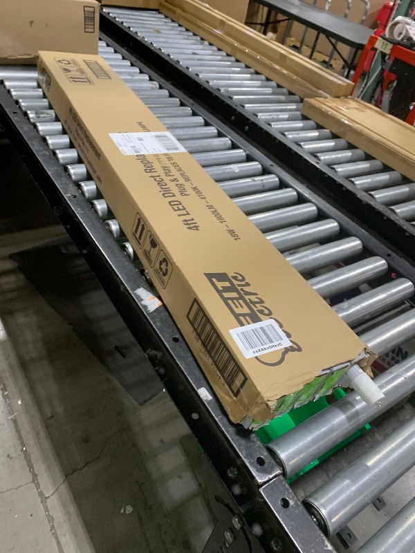 Photo 1 of Feit Electric LED 4ft Bulbs T8, 32 Watt Equivalent, Type A Tube Light, Plug & Play, T8 LED Tubes, LED Fluorescent Replacement, Frosted, T848/840/LEDG2/2/5, Cool White, 10 Pack