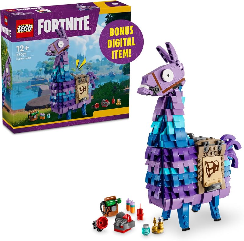Photo 1 of LEGO Fortnite Supply Llama Building Set - Kids Toy for Gamers, Ages 12+ - Display Model, Collectible Fortnite Toy - Gift for Boys & Girls - 77071