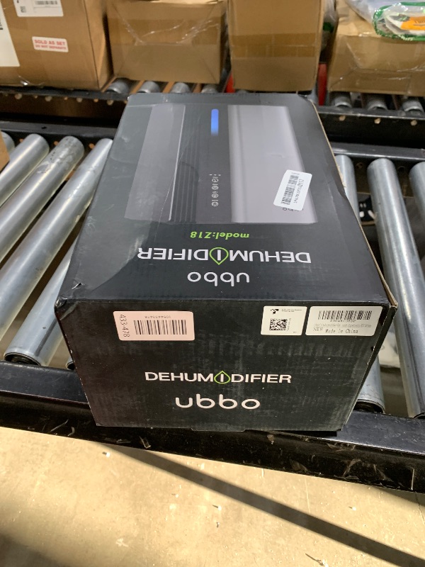 Photo 1 of UBBO Dehumidifiers for Home, 850 sq.ft 95oz Dehumidifier with Drain Hose Timer Sleep Mode Auto-Off 7 Colors Light, Dehumidifier for Bedroom Bathroom Basements RV White