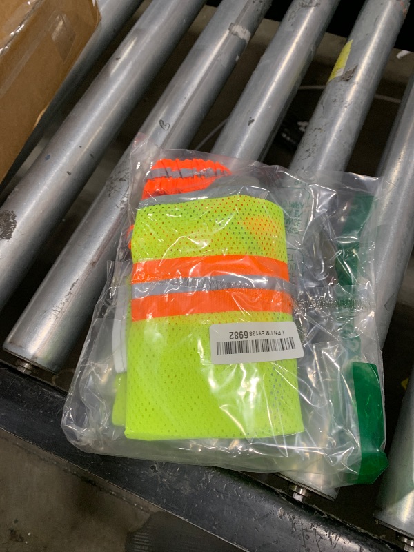 Photo 1 of Evridwear High Visibility Neck Sun Shield with Reflective Stripe, Safety Hard Hat Shade with Breathable Mesh Elastic Band for Construction, Outdoor Activities, Landscaping from UV