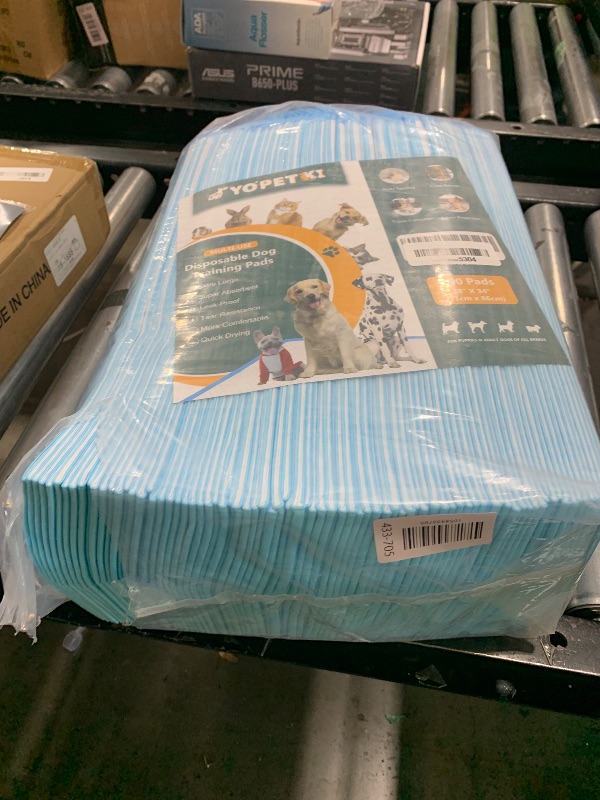 Photo 1 of Dog Pee Pads Extra Large 28"x34" - 100 Pack Super Absorbent XLarge Puppy Pads 100 Count Leak-Proof Disposable XL Pet Potty Training Pads for Dogs, Puppies, Doggy
