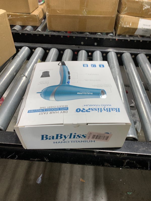 Photo 1 of BaBylissPRO Hair Dryer, Nano Titanium 2000-Watt Blow Dryer, Hair Styling Tools & Appliances, BNT5548