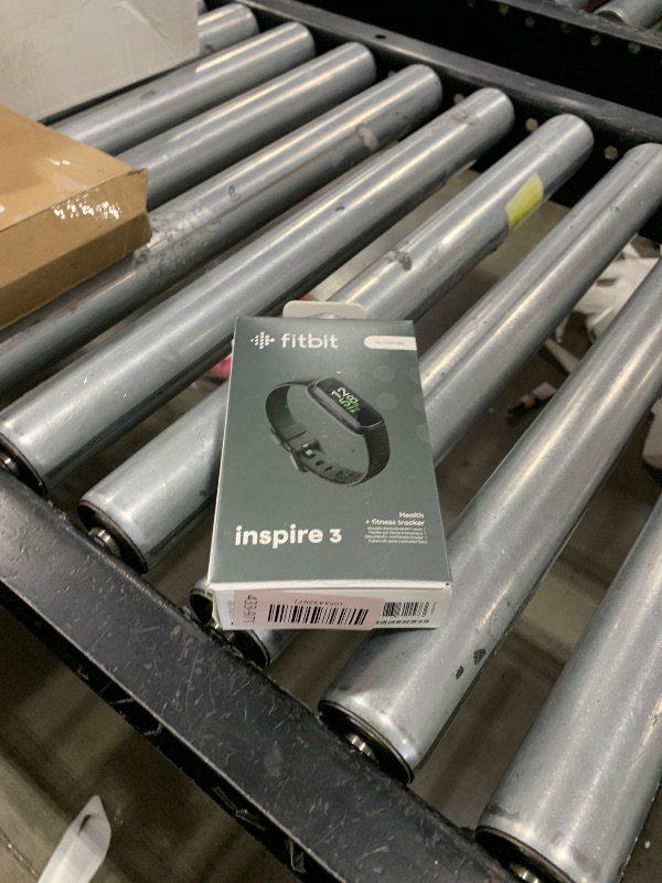 Photo 1 of Fitbit Inspire 3 Health &-Fitness-Tracker with Stress Management, Workout Intensity, Sleep Tracking, 24/7 Heart Rate and more, Midnight Zen/Black One Size (S & L Bands Included)