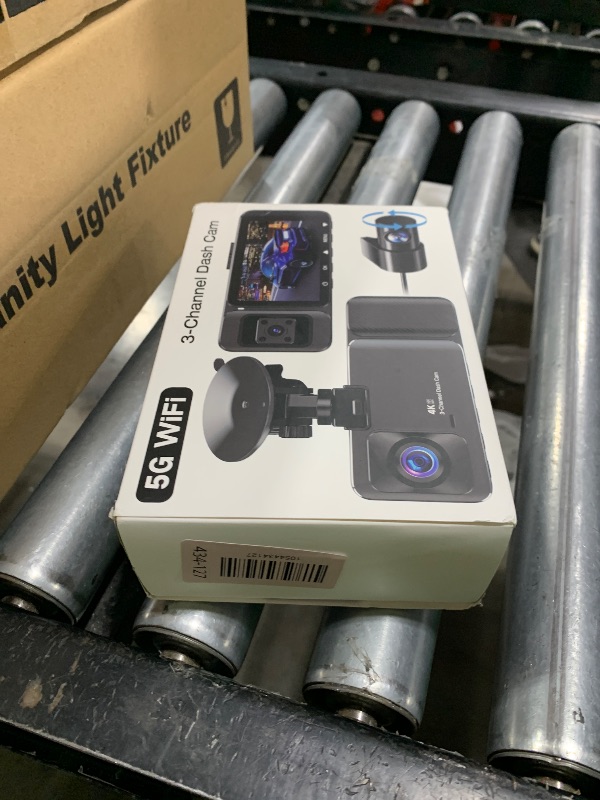 Photo 1 of 4k Dash Cam Front and Rear Inside, 3 Channel Dash Camera for Cars, APP Control, Night Vision, 3" IPS Screen, Built-in Wi-Fi, G-Sensor, 24H Parking Mode, Loop Recording, 64GB SD Card Included, K02 Pro