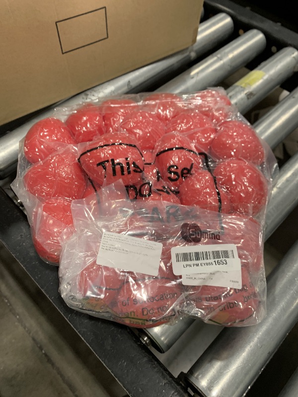 Photo 1 of 24 Pcs 2.75'' Heart Stress Balls Valentine's Day Heart Shaped Foam Stress Relief Ball for Kids, School Carnival Reward, Classroom, Valentine Party Favor (Red)