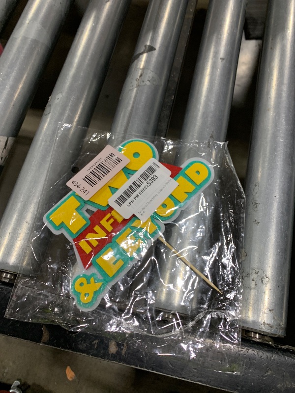 Photo 1 of Infinity and Beyond Birthday Cake Topper and Decorations - Cartoon Story 2nd Birthday Cake Decorations - Party Supplies for Baby Boys and Girls