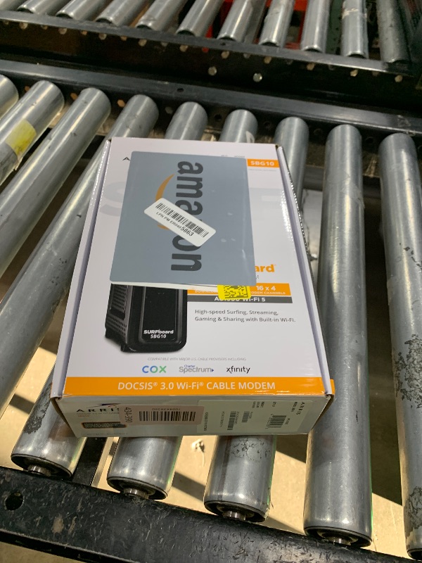 Photo 1 of ARRIS (SBG10) - Cable Modem Router Combo - DOCSIS 3.0 16 x 4 Gigabit & AC1600 WiFi, For Comcast Xfinity, Cox, check with ISP for compatibility [Not for Spectrum] 400 Mbps Max Internet Speeds