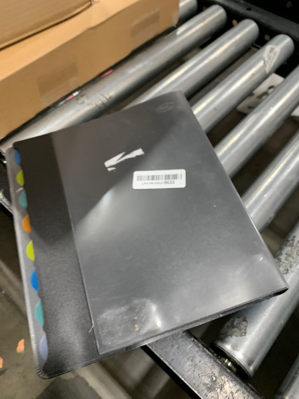 Photo 1 of Wilson Jones 55095 View-Tab Presentation Round Ring View Binder w/Tabs, 1" Cap, Black