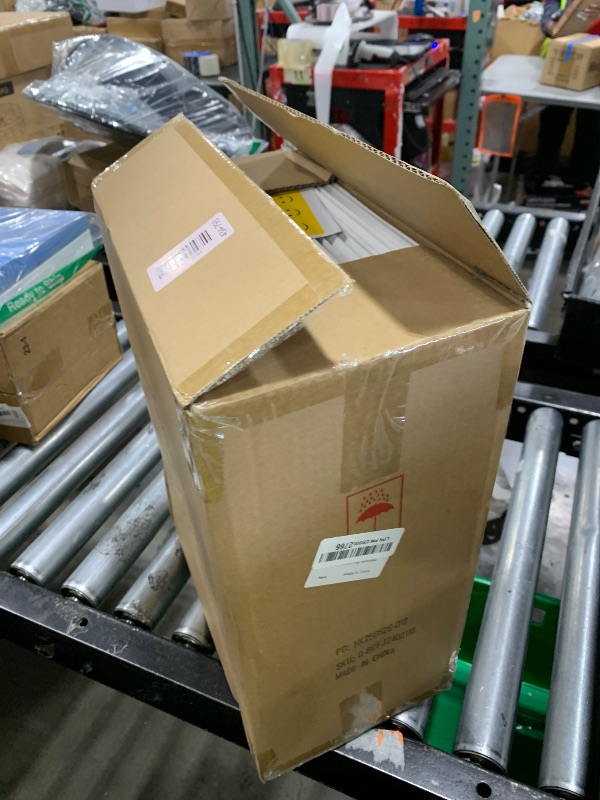 Photo 1 of RLAVBL 13x10x3 Shipping Boxes Set of 25, White Corrugated Cardboard Box for Packing, Mailing, Business