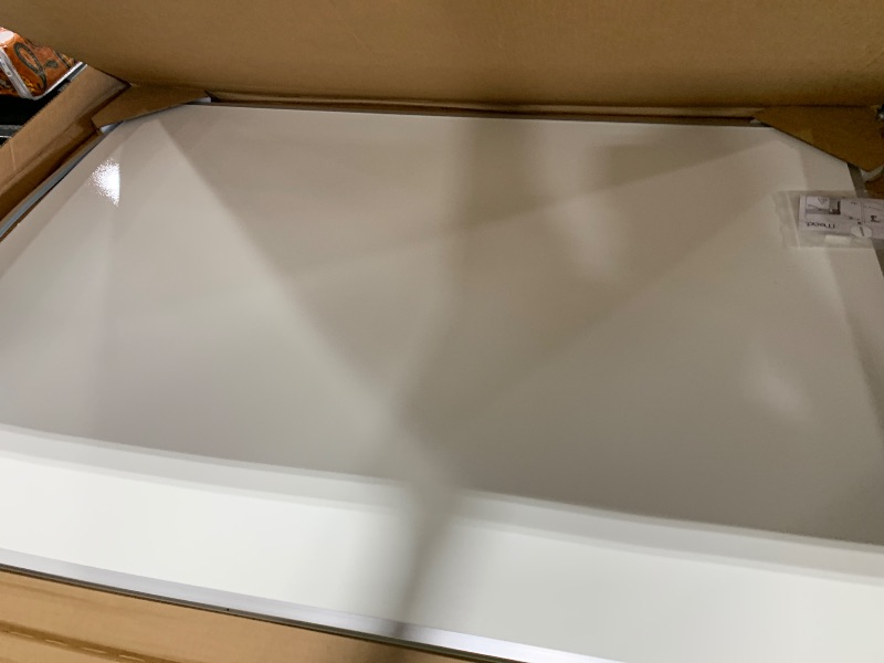 Photo 1 of Mead Whiteboard, White Board, Dry Erase Board, 4' x 3', Silver Aluminum Frame (85357)