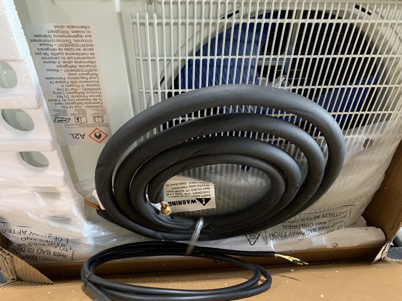 Photo 1 of YITAHOME 12000 BTU Mini Split Air Conditioner Heat Pump System, Wifi Enabled 17 SEER2 208-230V Inverter Ductless AC Cool Up to 750 Sq. Ft, Compatible with Alexa, Complete Installation Kit, White