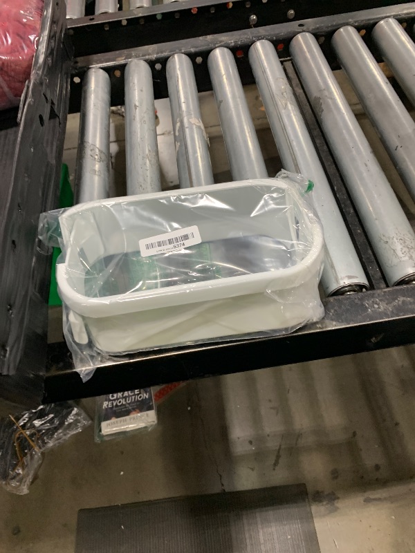 Photo 1 of 240351601 Refrigerator Freezer Door Bin Side Shelf Compatible with Ken.more Fri.gidaire Refrigerator Replace 240351607 891154 AP2115974 White Freezer Lower Door Shelf Bin - 2 PACK By Fetechmate