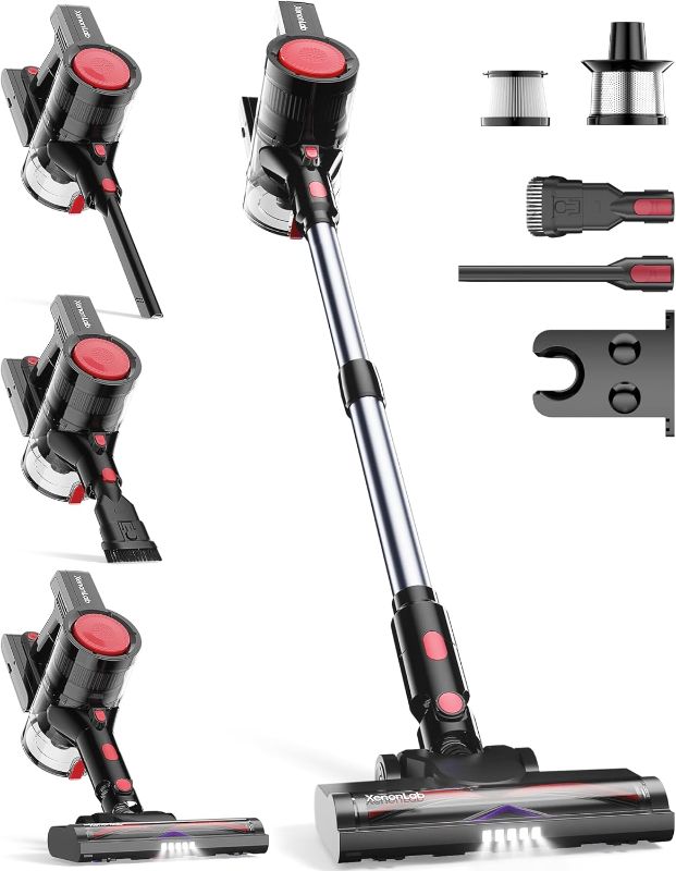 Photo 1 of Cordless Vacuum Cleaner, 45KPA Stick Vacuum Cleaners for Home with Up to 40 Mins Runtime, 6-in-1 Rechargeable Lightweight Vacuum with Powerful Suction for Carpets, Pet Hair, Hardwood Floors
