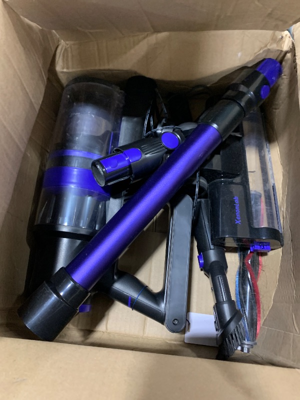 Photo 1 of Cordless Vacuum Cleaner, 45KPA Stick Vacuum Cleaners for Home with Up to 40 Mins Runtime, 6-in-1 Rechargeable Lightweight Vacuum with Powerful Suction for Carpets, Pet Hair, Hardwood Floors
