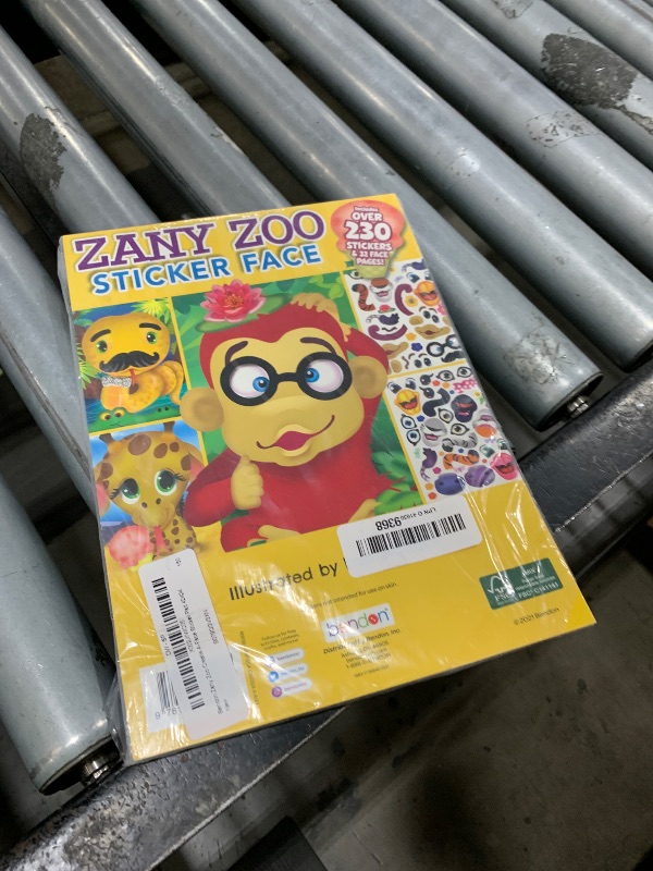 Photo 1 of Bendon Zany Zoo Create-A-Face Sticker Pad 42424