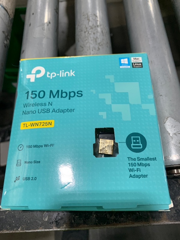 Photo 1 of TP-Link USB WiFi Adapter for PC(TL-WN725N), N150 Wireless Network Adapter for Desktop - Nano Size WiFi Dongle for Windows 11/10/7/8/8.1/XP/ Mac OS 10.9-10.15 Linux Kernel 2.6.18-4.4.3, 2.4GHz Only