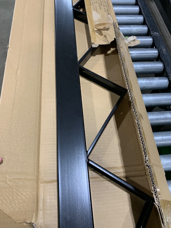 Photo 1 of 1 Pack Steel Stair Step Riser - 7 Step for Deck Height 57 Inches Stair Stringer for Outdoor Wooden Tread