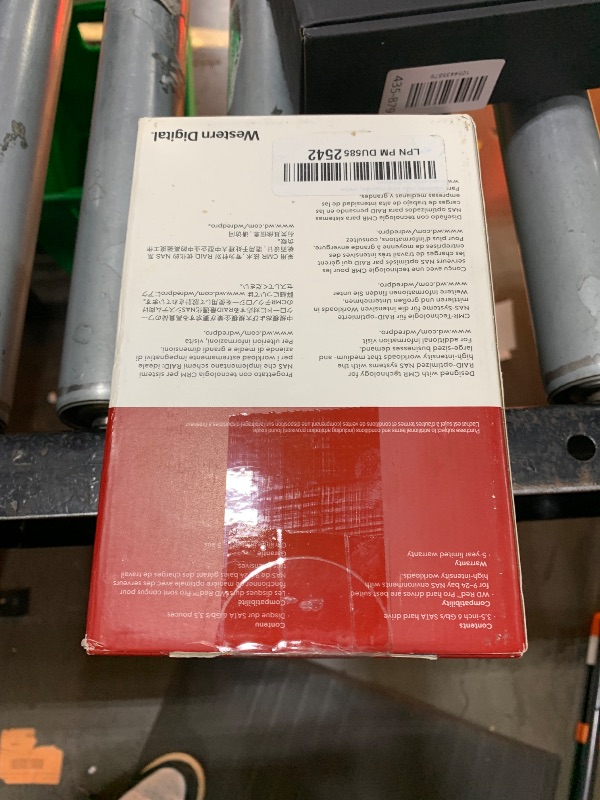 Photo 1 of Western Digital 24TB WD Red Pro NAS Internal Hard Drive HDD - 7200 RPM, SATA 6 Gb/s, CMR, 512 MB Cache, 3.5" - WD240KFGX