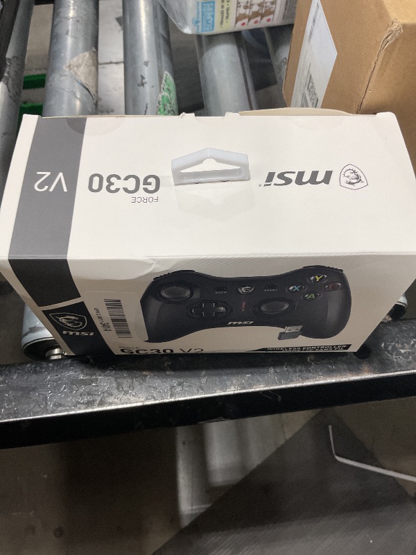 Photo 1 of MSI Force GC30V2 Wireless Gaming Controller, Dual Vibration Motors, Dual Connection Modes, Interchangable D-Pads, Compatible with PC & Android, Black
